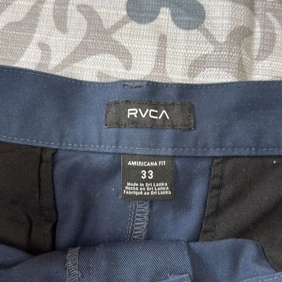 Men’s RVCA Americana fit  shorts sz 33 - Picture 4 of 4